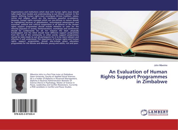 Produktbild: An Evaluation of Human Rights Support Programmes in Zimbabwe