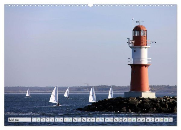 Produktbild: Gl&uuml;cksmomente am Meer - Sehnsuchtsorte deutscher K&uuml;stenlandschaften (Wandkalender 2027 DIN A2 quer), CALVENDO Monatskalender