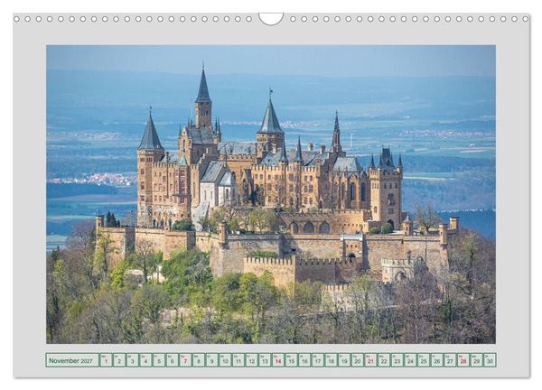 Produktbild: Schl&ouml;sser in Baden-W&uuml;rttemberg (Wandkalender 2027 DIN A3 quer), CALVENDO Monatskalender