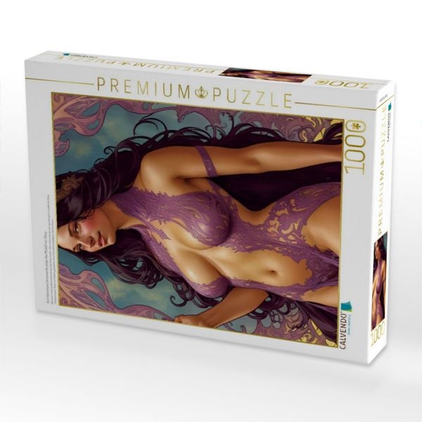 Produktbild: CALVENDO Puzzle Durchbrochene Ornamentik pr&auml;gt das Modell von Daisy. | 1000 Teile Lege-Gr&ouml;&szlig;e 64x48cm Foto-Puzzle f&uuml;r gl&uuml;ckliche Stunden