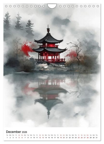 Produktbild: Zen Serenity (Wall Calendar 2026 DIN A4 portrait), CALVENDO 12 Month Wall Calendar