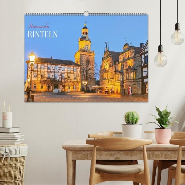 Produktbild: Romantisches RINTELN (Wandkalender 2026 DIN A2 quer), CALVENDO Monatskalender