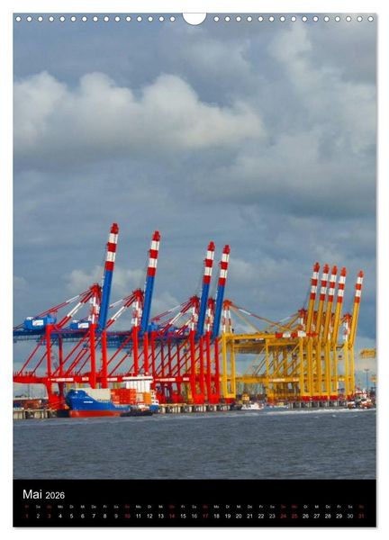 Produktbild: Bremerhaven an der Nordsee (Wandkalender 2026 DIN A3 hoch), CALVENDO Monatskalender