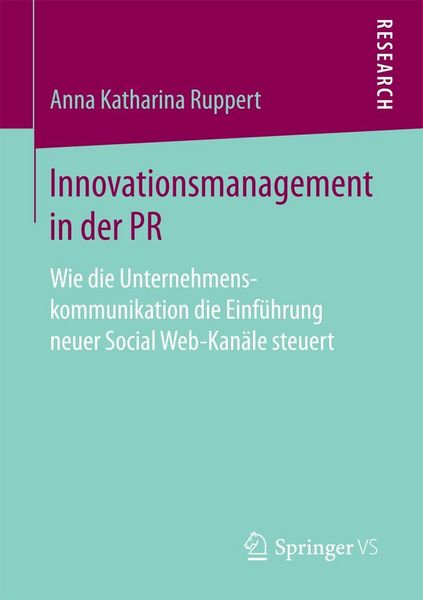 Produktbild: Innovationsmanagement in der PR