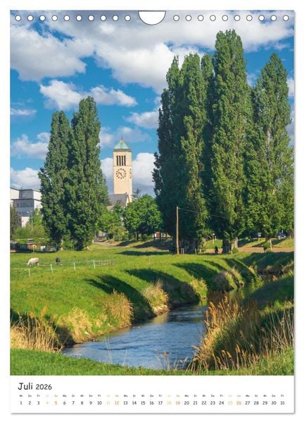 Produktbild: Rennstadt Hockenheim (Wandkalender 2026 DIN A4 hoch), CALVENDO Monatskalender