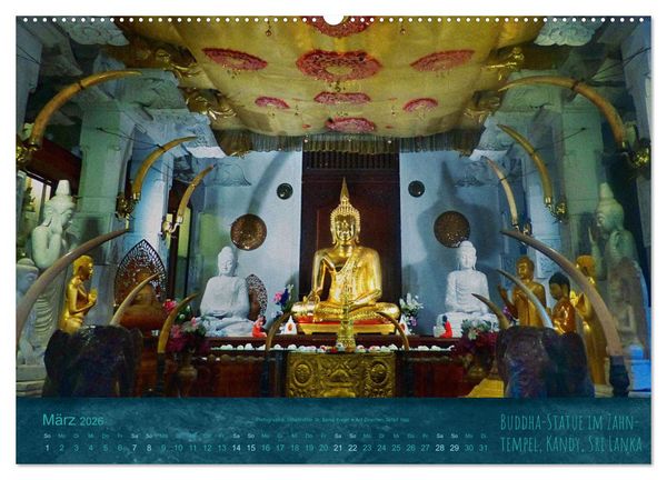 Produktbild: Fern&ouml;stliche Traumziele (hochwertiger Premium Wandkalender 2026 DIN A2 quer), Kunstdruck in Hochglanz