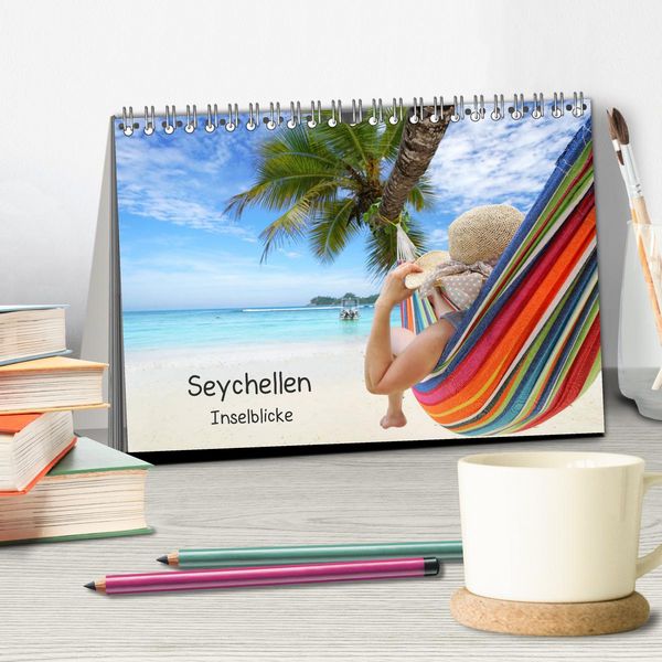 Produktbild: Seychellen Inselblicke (Tischkalender 2026 DIN A5 quer), CALVENDO Monatskalender