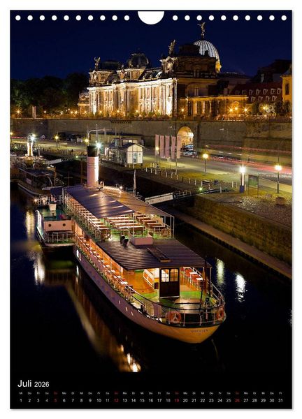 Produktbild: Die wundersch&ouml;ne Stadt Dresden (Wandkalender 2026 DIN A4 hoch), CALVENDO Monatskalender