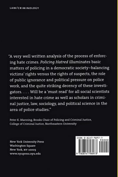 Produktbild: Policing Hatred