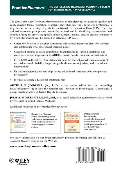 Produktbild: The Special Education Treatment Planner