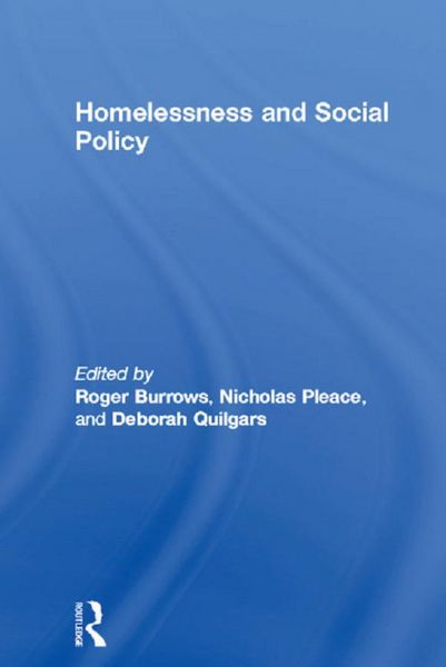 Produktbild: Homelessness and Social Policy