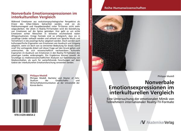 Produktbild: Nonverbale Emotionsexpressionen im interkulturellen Vergleich