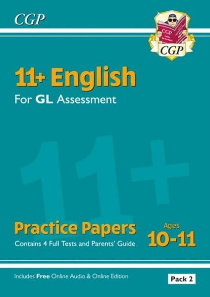 Produktbild: 11+ GL English Practice Papers: Ages 10-11 - Pack 2 (with Parents' Guide & Online Edition)