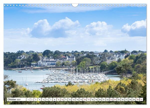 Produktbild: Hausbooturlaub Frankreich - Bretagne (Wandkalender 2027 DIN A3 quer), CALVENDO Monatskalender