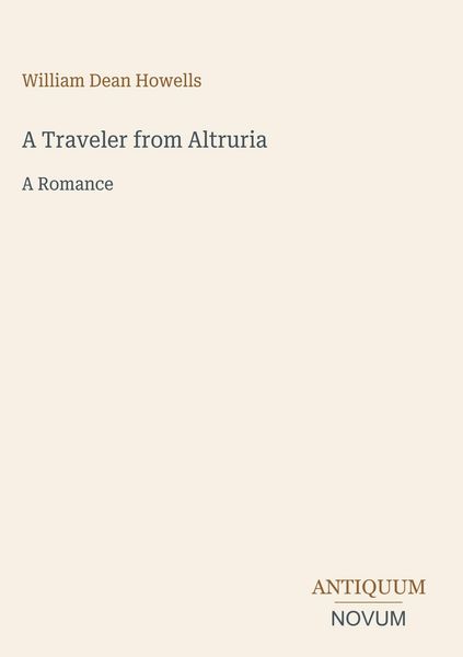 Produktbild: A Traveler from Altruria