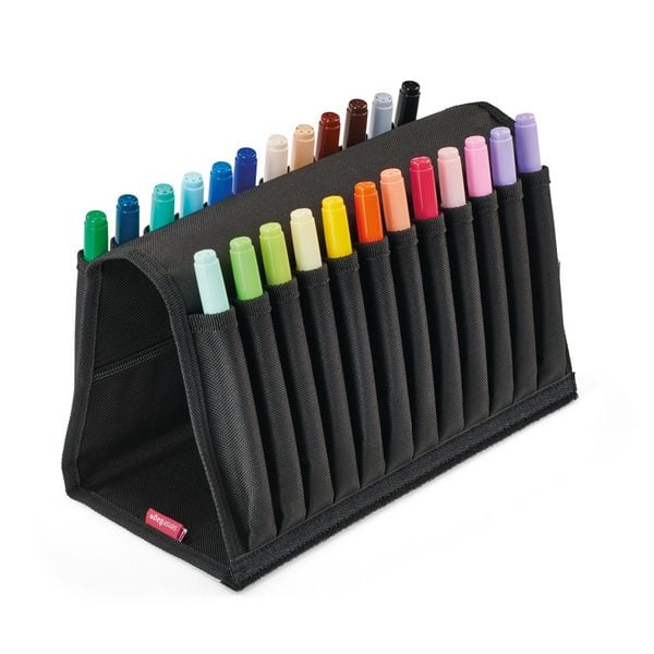 Produktbild: transotype Federmappe senseBag f&uuml;r 24 Marker schwarz