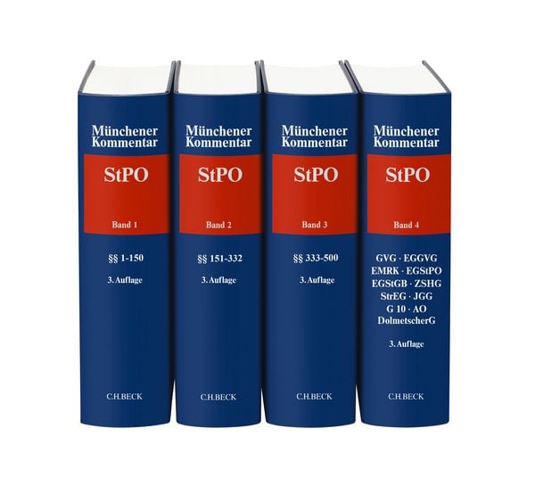 Produktbild: M&uuml;nchener Kommentar zur Strafprozessordnung Gesamtwerk. StPO