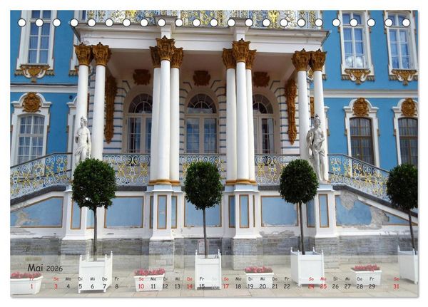 Produktbild: Sankt Petersburg - Pal&auml;ste der Umgebung (Tischkalender 2026 DIN A5 quer), CALVENDO Monatskalender