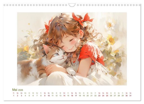 Produktbild: Der M&auml;dchen-Kalender (Wandkalender 2026 DIN A3 quer), CALVENDO Monatskalender