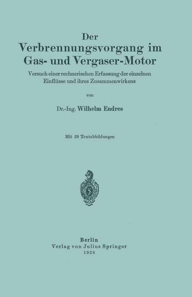 Produktbild: Der Verbrennungsvorgang im Gas- und Vergaser-Motor