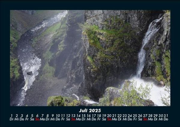Produktbild: Wasserf&auml;lle 2025 Fotokalender DIN A5
