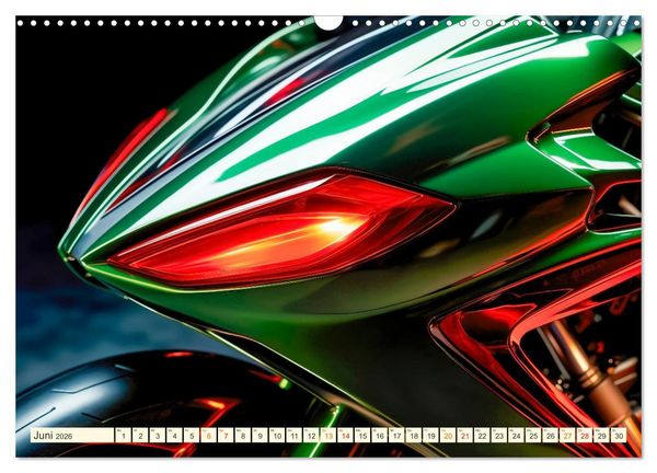 Produktbild: Blickpunkt Motorrad Sch&ouml;nheit im Design (Wandkalender 2026 DIN A3 quer), CALVENDO Monatskalender