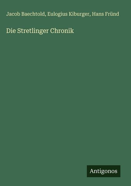 Produktbild: Die Stretlinger Chronik