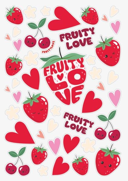 Produktbild: Brunnen Ausmalbuch Fruity Love