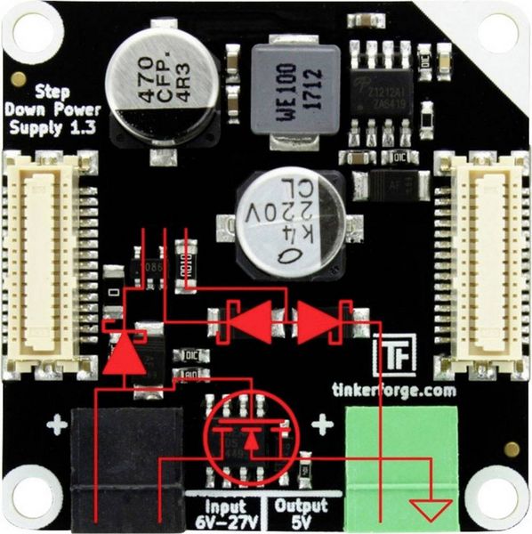 Produktbild: TinkerForge 41 Erweiterungsmodul Passend f&uuml;r (Einplatinen-Computer) TinkerForge 1St.
