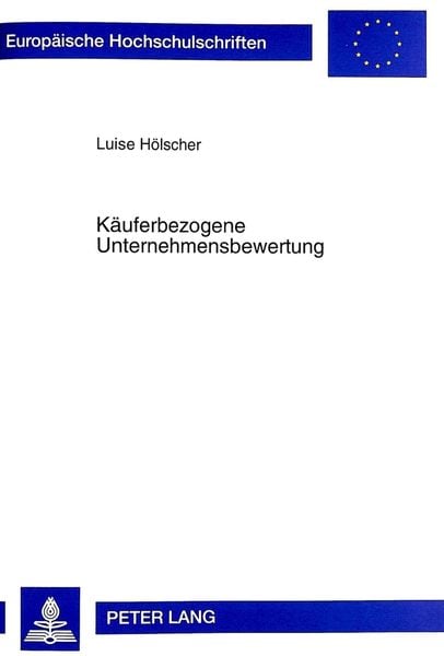 Produktbild: K&auml;uferbezogene Unternehmensbewertung