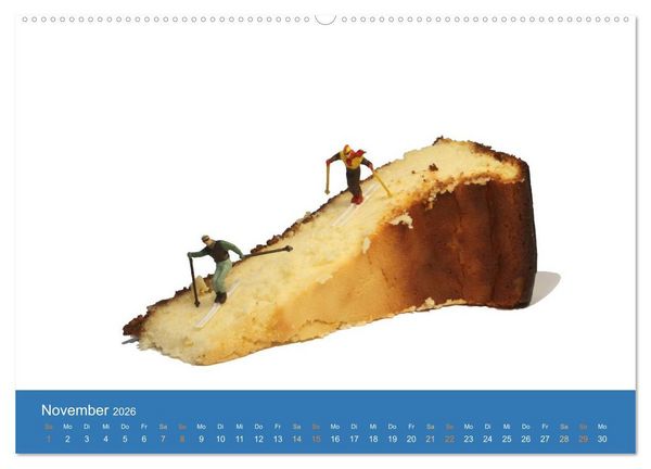 Produktbild: Little Art Sport Kunstkalender (hochwertiger Premium Wandkalender 2026 DIN A2 quer), Kunstdruck in Hochglanz