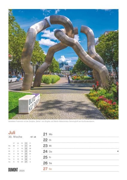 Produktbild: In Deutschland unterwegs Wochenkalender 2026 - Wandkalender - Format 21,0 x 29,7 cm