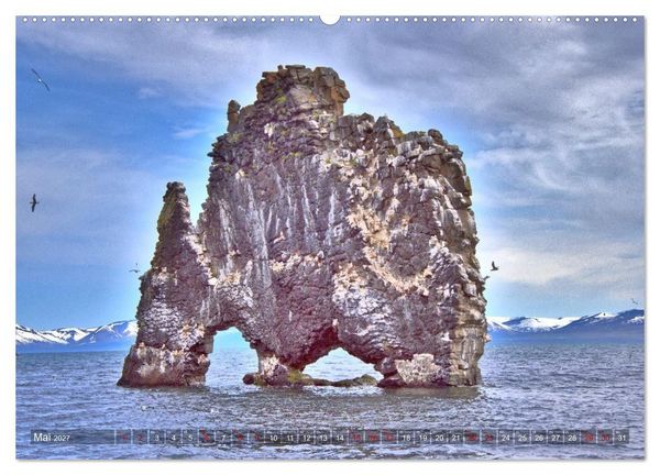 Produktbild: Island - Landschaften, Natur und Licht (Wandkalender 2027 DIN A2 quer), CALVENDO Monatskalender