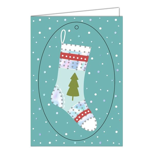 Produktbild: URSUS Sticken Stickkarten Set, Weihnachten, Gru&szlig;karten A6 zum Besticken