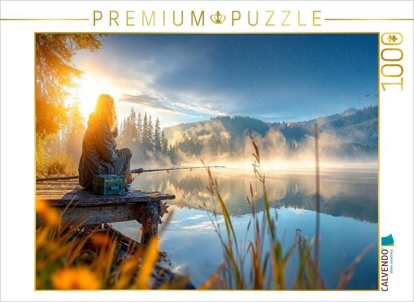 Produktbild: CALVENDO Puzzle Der Tag erwacht - welch ein Anblick | 1000 Teile Lege-Gr&ouml;&szlig;e 64x48cm Foto-Puzzle f&uuml;r gl&uuml;ckliche Stunden