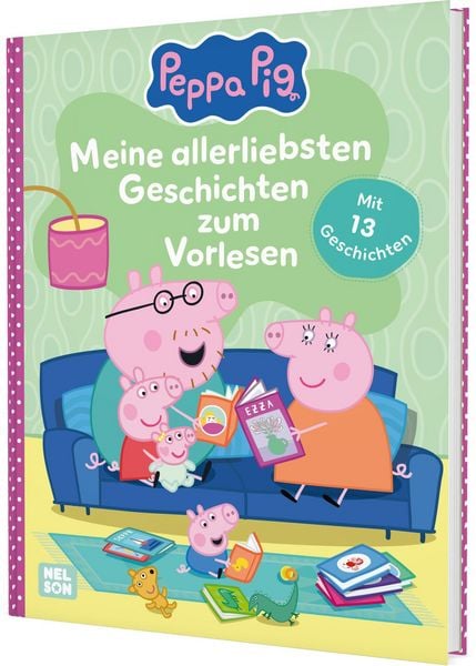 Peppa Wutz Gutenachtgeschichten: Meine allerliebsten Geschichten zum Vorlesen, Gebundene Ausgabe von Steffi Korda, Nelson, 9783845130682