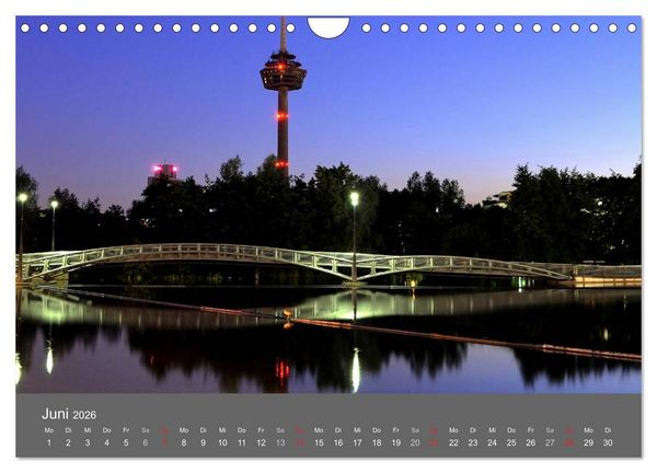 Produktbild: K&Ouml;LN BEI NACHT (Wandkalender 2026 DIN A4 quer), CALVENDO Monatskalender