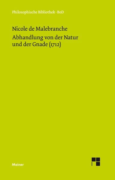 Produktbild: Abhandlung von der Natur und der Gnade (1712)