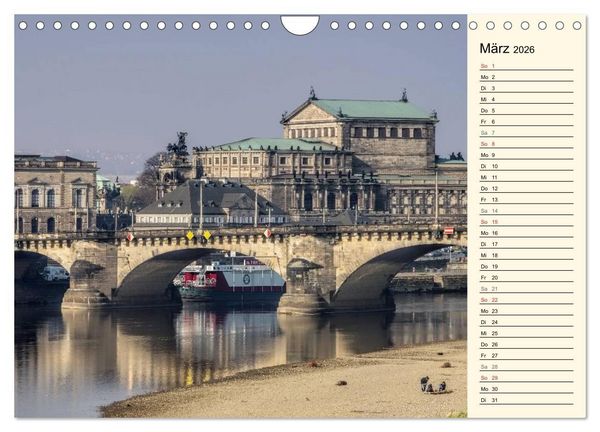 Produktbild: Dresden - Wundersch&ouml;nes Elbflorenz (Wandkalender 2026 DIN A4 quer), CALVENDO Monatskalender