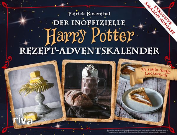 Produktbild: Der inoffizielle Harry-Potter-Rezept-Adventskalender. Exklusive Amazon-Ausgabe. Softcover