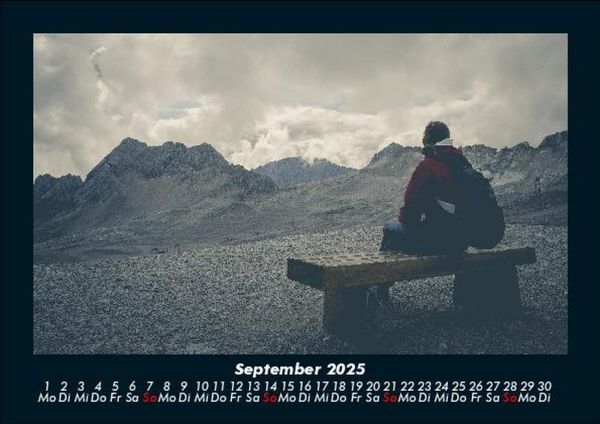 Produktbild: Bergige Welten 2025 Fotokalender DIN A5
