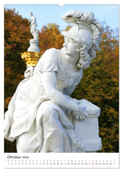 Produktbild: Der Park Sanssouci - ein Traum (Wandkalender 2026 DIN A2 hoch), CALVENDO Monatskalender