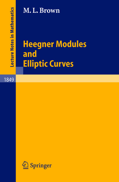 Produktbild: Heegner Modules and Elliptic Curves