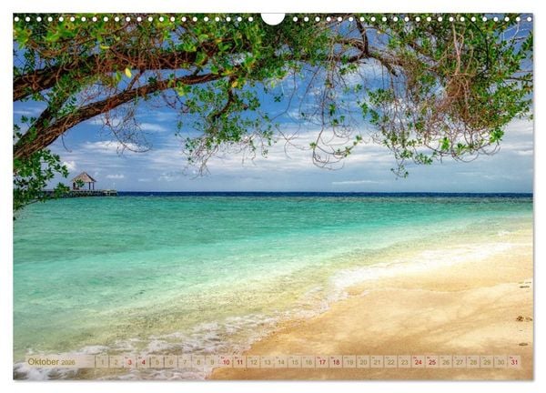 Produktbild: Malerische Malediven (Wandkalender 2026 DIN A3 quer), CALVENDO Monatskalender