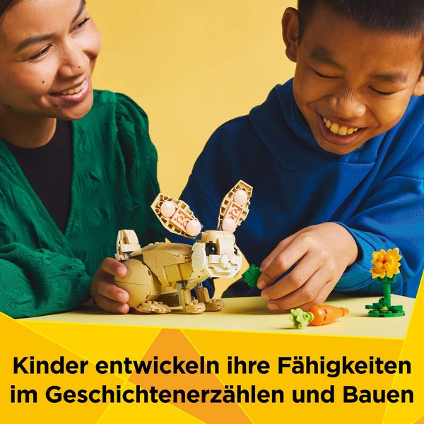 LEGO® Creator Häschen (31162); 3-in-1-Spielset; umbaubar in Lama oder Robbe