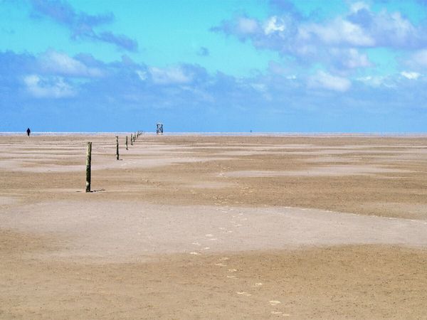Produktbild: CALVENDO Puzzle Wege im Sand - Westerhever Nordsee | 1000 Teile Lege-Gr&ouml;&szlig;e 64x48cm Foto-Puzzle f&uuml;r gl&uuml;ckliche Stunden