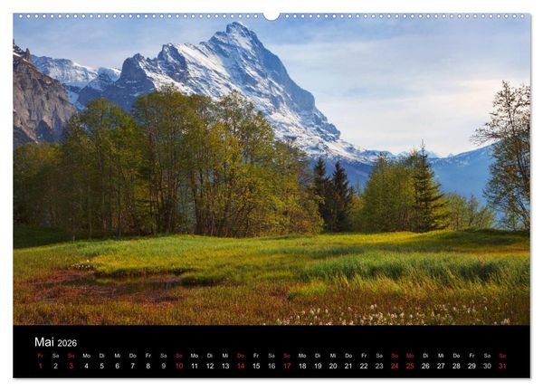 Produktbild: BERNER ALPEN - Natur und Landschaften (Wandkalender 2026 DIN A2 quer), CALVENDO Monatskalender