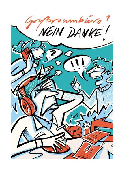 Produktbild: Gro&szlig;raumb&uuml;ro? Nein danke!
