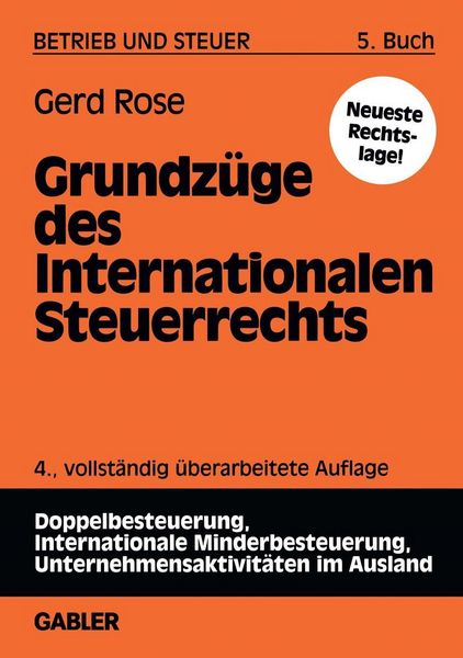Produktbild: Grundz&uuml;ge des Internationalen Steuerrechts