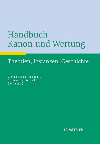 Produktbild: Handbuch Kanon und Wertung